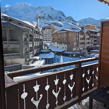 Front De Neige - Skis Aux Pieds, Balcon Vue Montagne Val Thorens